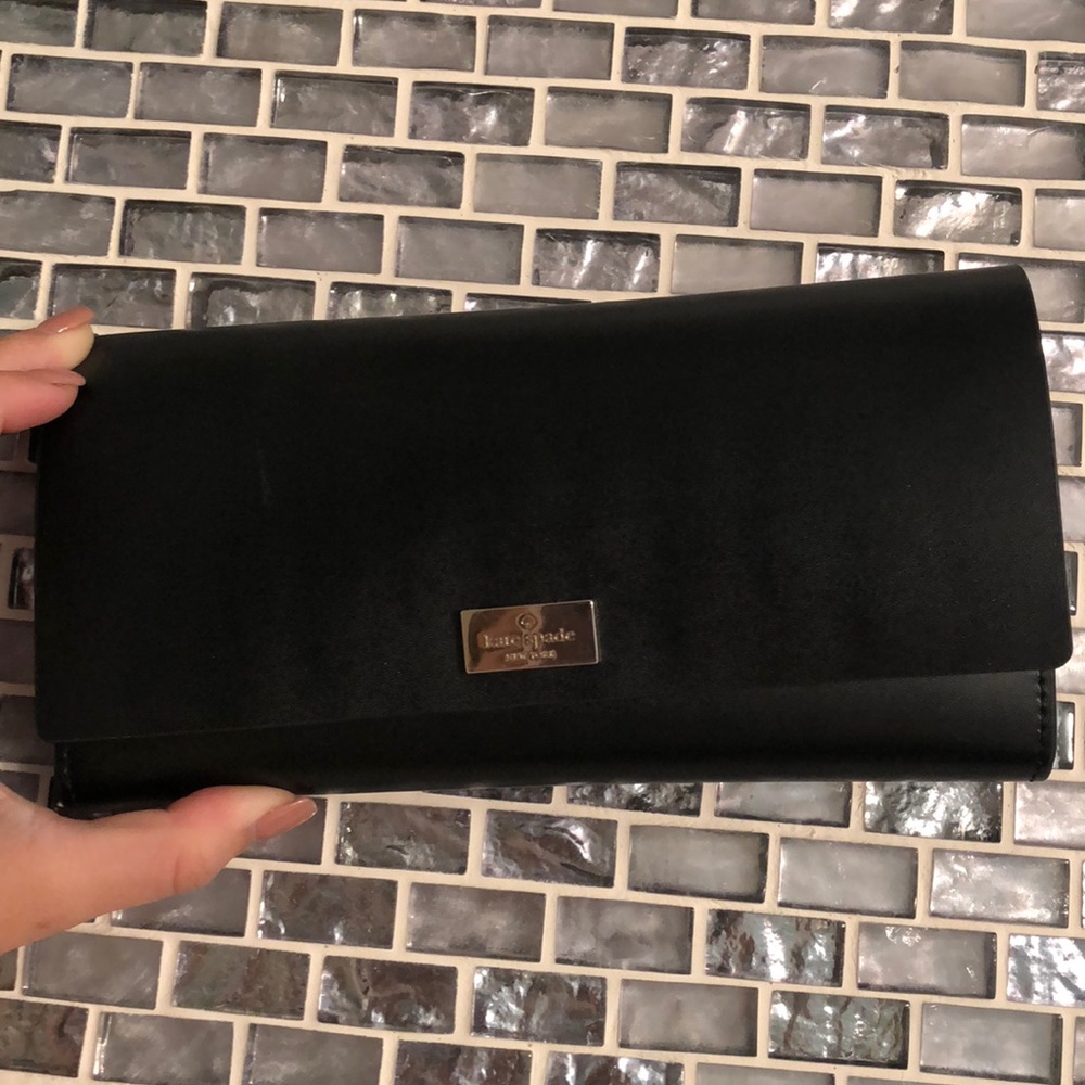 Black & Hot pink Kate Spade wallet